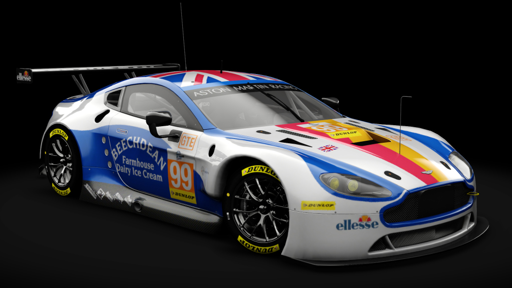 2017 Aston Martin V8 Vantage GTE, skin 99_BEECH_AM