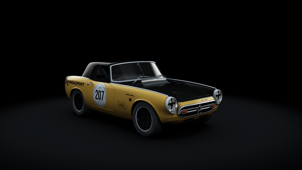 Honda S800 RSC, skin 207_orange