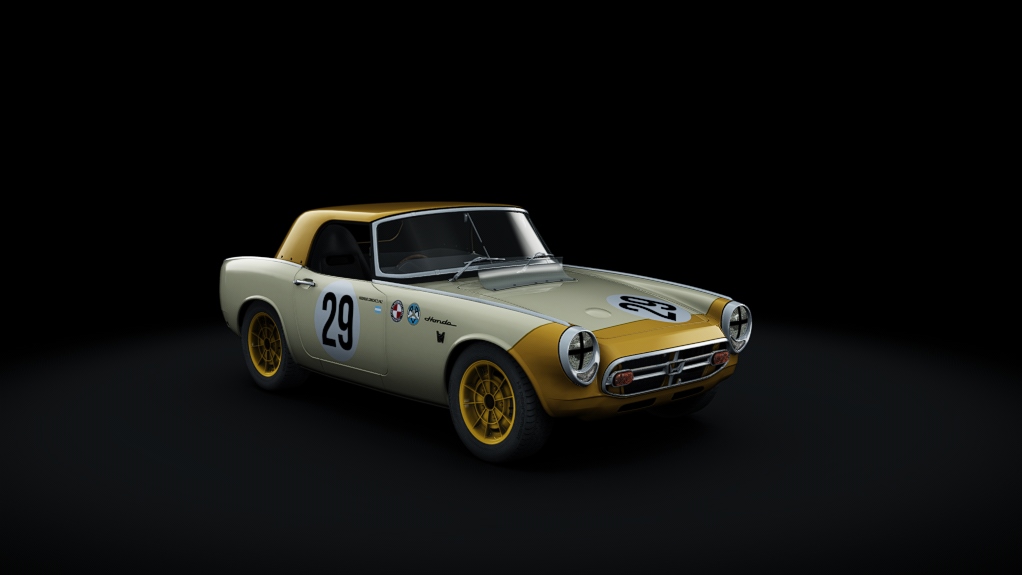 Honda S800 RSC, skin 29_cream