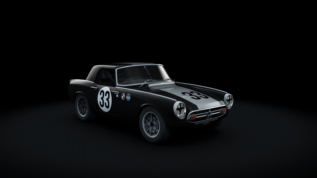 Honda S800 RSC, skin 33_black