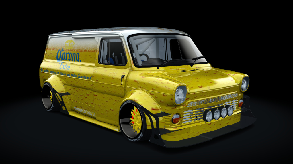 ACMC Ford Transit 1969 Supervan, skin Corona_Extra