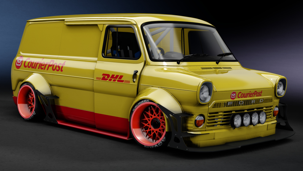 ACMC Ford Transit 1969 Supervan, skin CourierPost