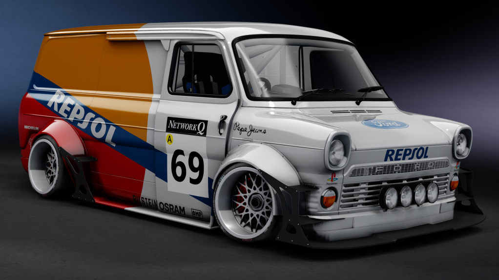 ACMC Ford Transit 1969 Supervan, skin Repsol