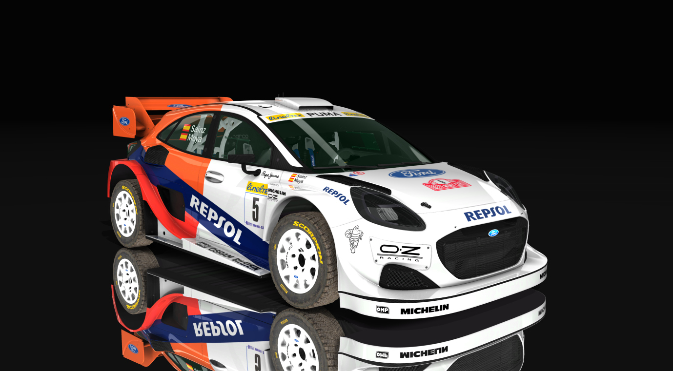 Ford Puma Rally1 2022 Gravel, skin 5_Sainz_repsol