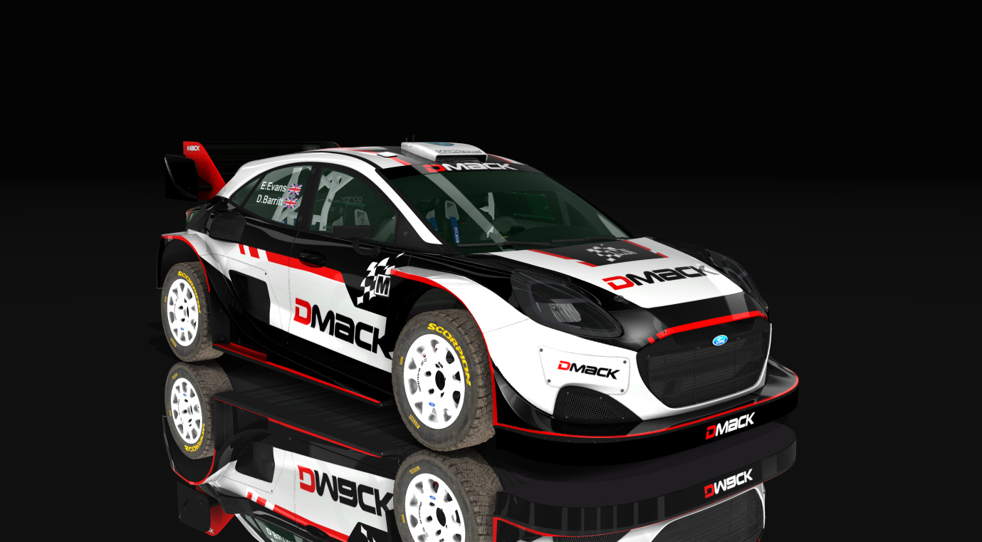 Ford Puma Rally1 2022 Gravel, skin 8_wdelirio_elfynevans_dmack