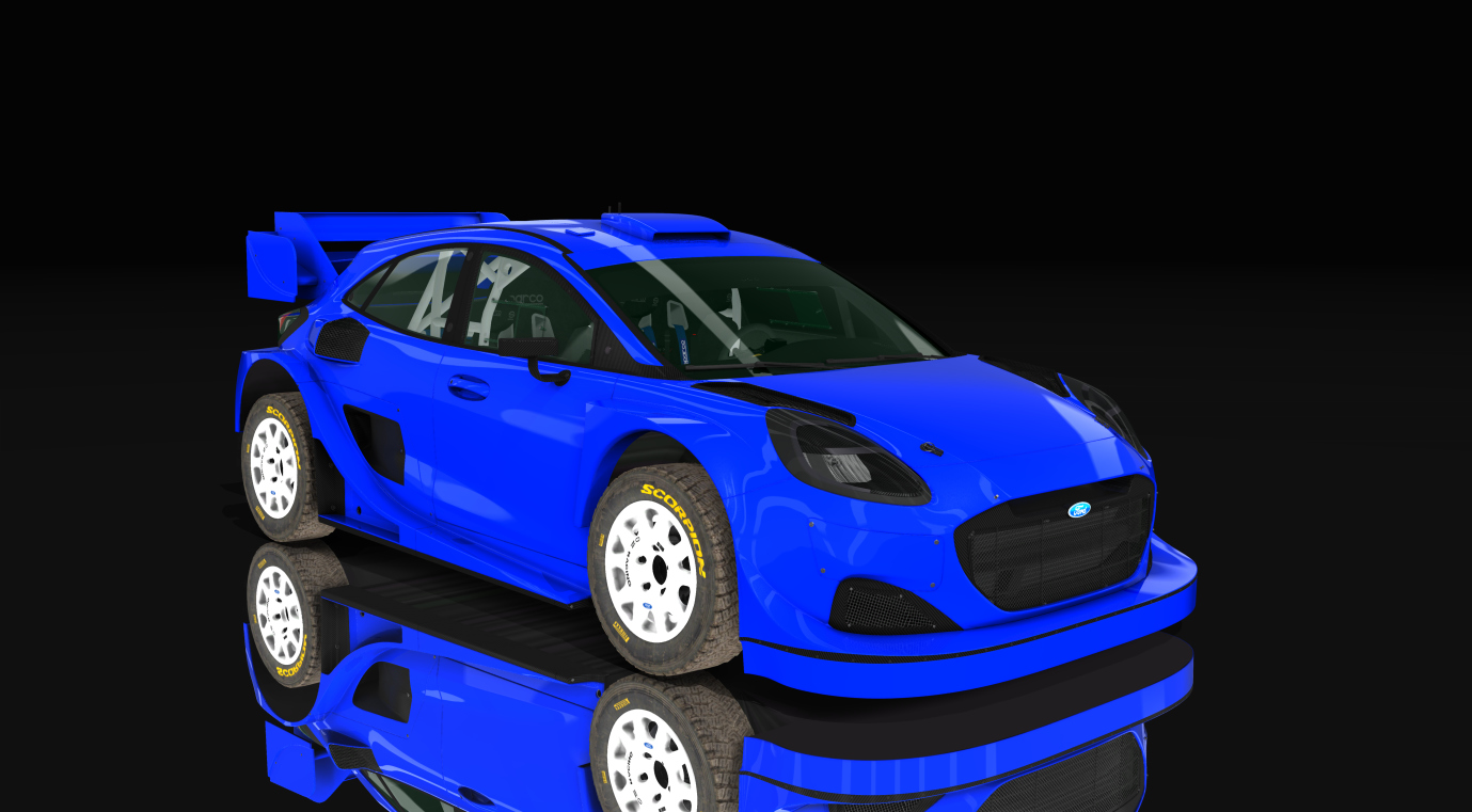 Ford Puma Rally1 2022 Gravel, skin x_test_blue