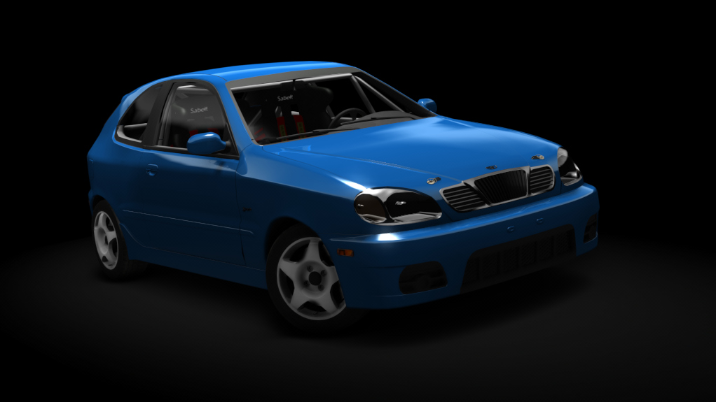 Daewoo Lanos Gr. A, skin Azul