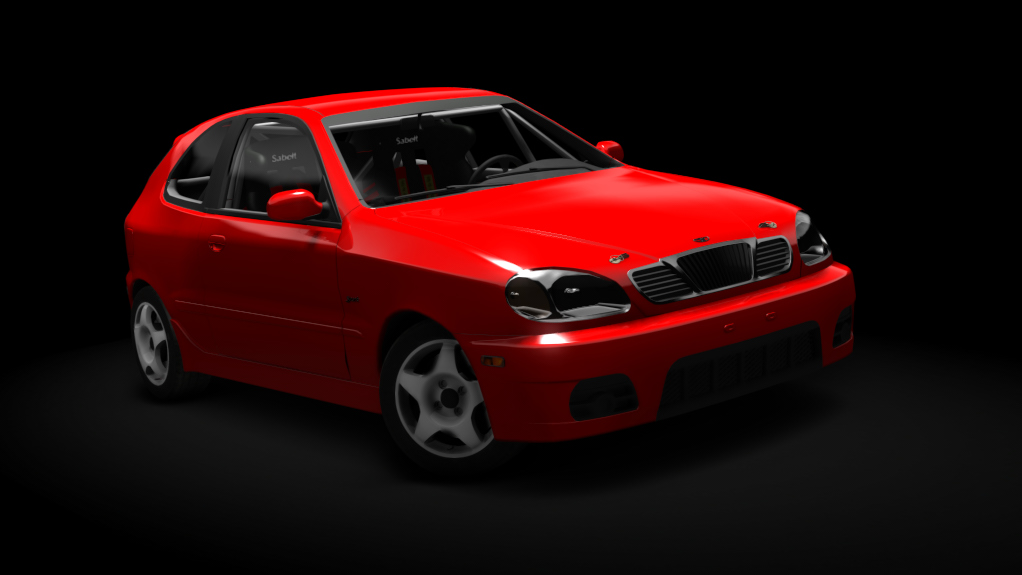 Daewoo Lanos Gr. A, skin Rojo