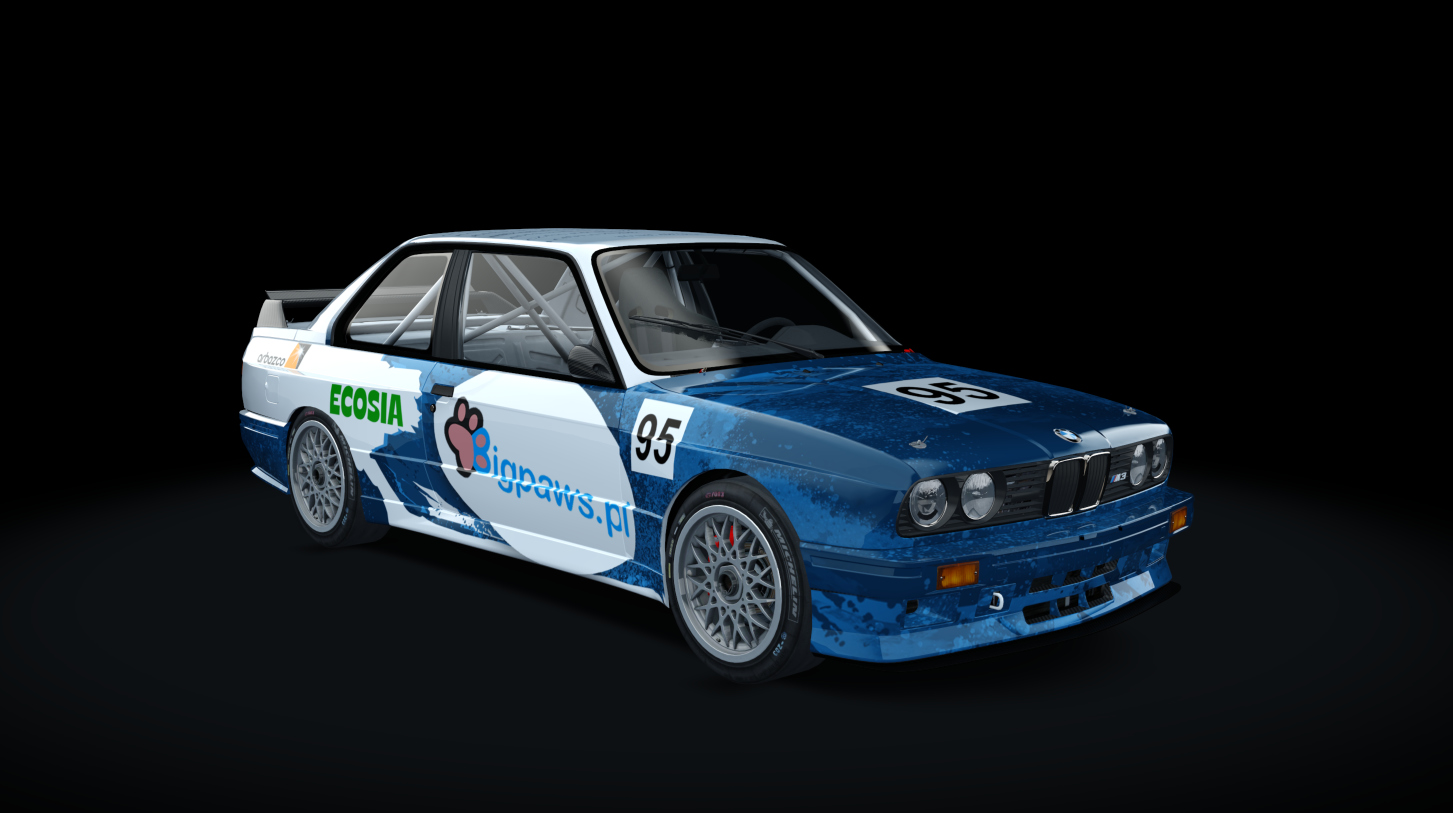 BMW M3 E30 Gr.A 92 AMS BOP, skin #95 Dominik Zyska