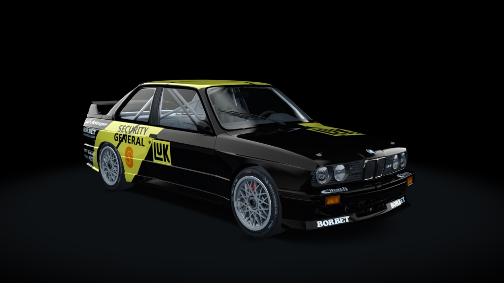 BMW M3 E30 Gr.A 92 AMS BOP, skin black