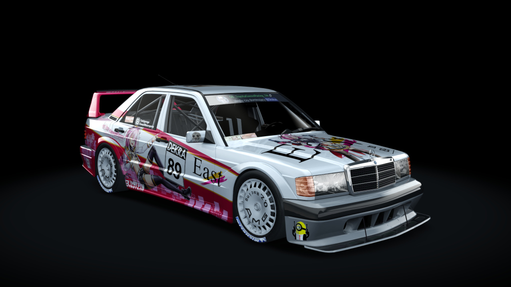 Mercedes-Benz 190E EVO II AMS BOP, skin #89 squish