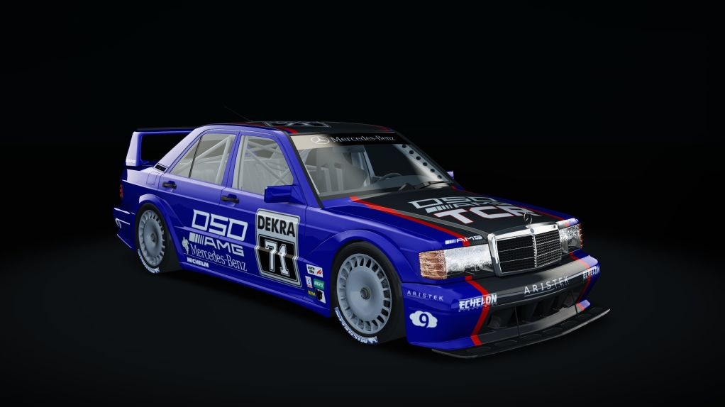 Mercedes-Benz 190E EVO II AMS BOP, skin Blue_71