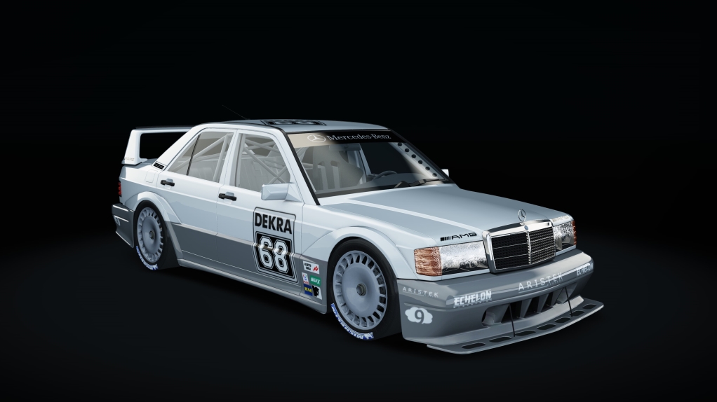 Mercedes-Benz 190E EVO II AMS BOP, skin Grigio_Alanite_designo_68