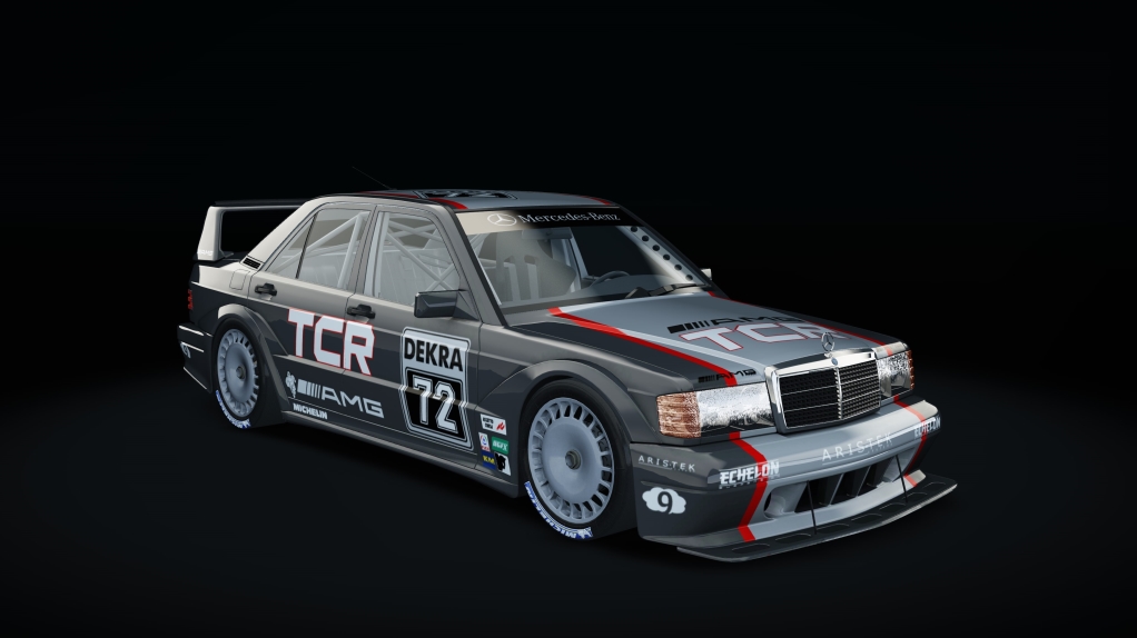 Mercedes-Benz 190E EVO II AMS BOP, skin Nero_Ossidiana_72