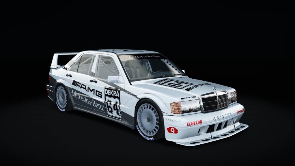 Mercedes-Benz 190E EVO II AMS BOP, skin alpine_white_64