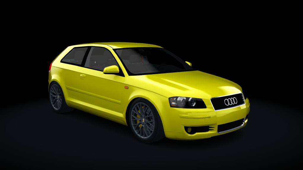 Audi A3 8P TDI, skin Amarelo