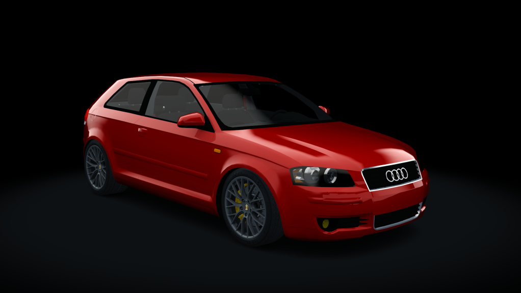 Audi A3 8P TDI, skin Red