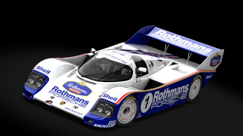 Porsche 962C, skin #1 Rothmans