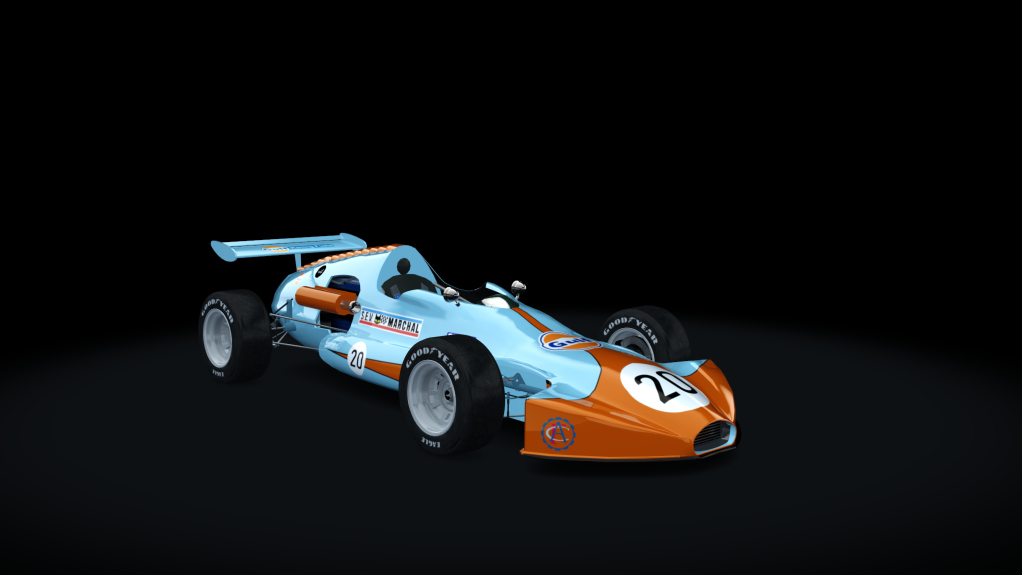 Alpine A364 F3 1972, skin gulf