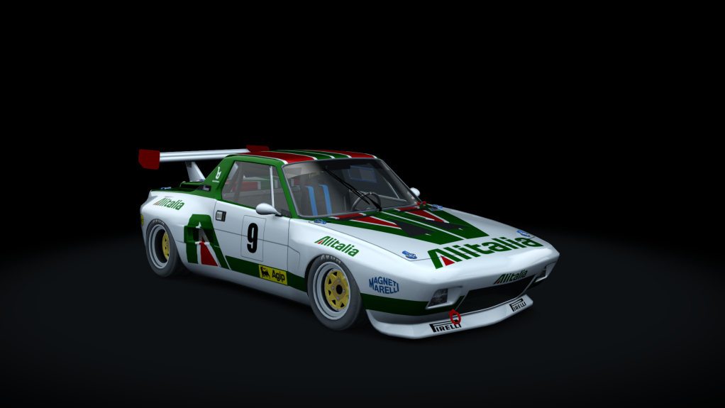 Fiat X1/9 Dallara, skin alitalia