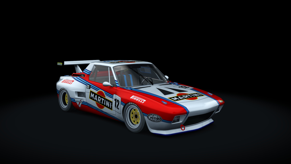 Fiat X1/9 Dallara, skin martini