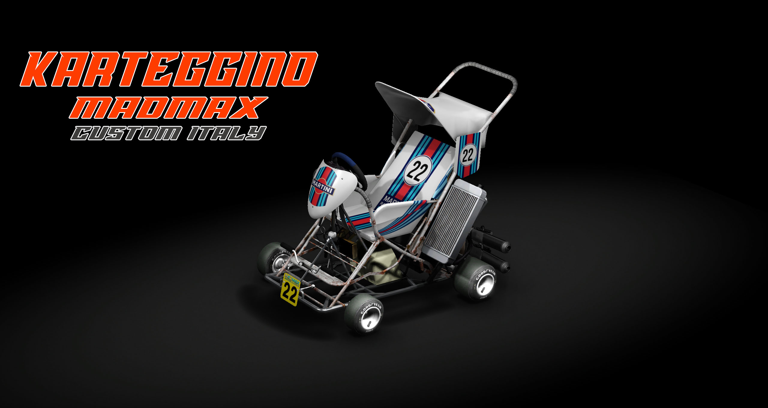 KARTEGGINO-MADMAX, skin MARTINI-RACING