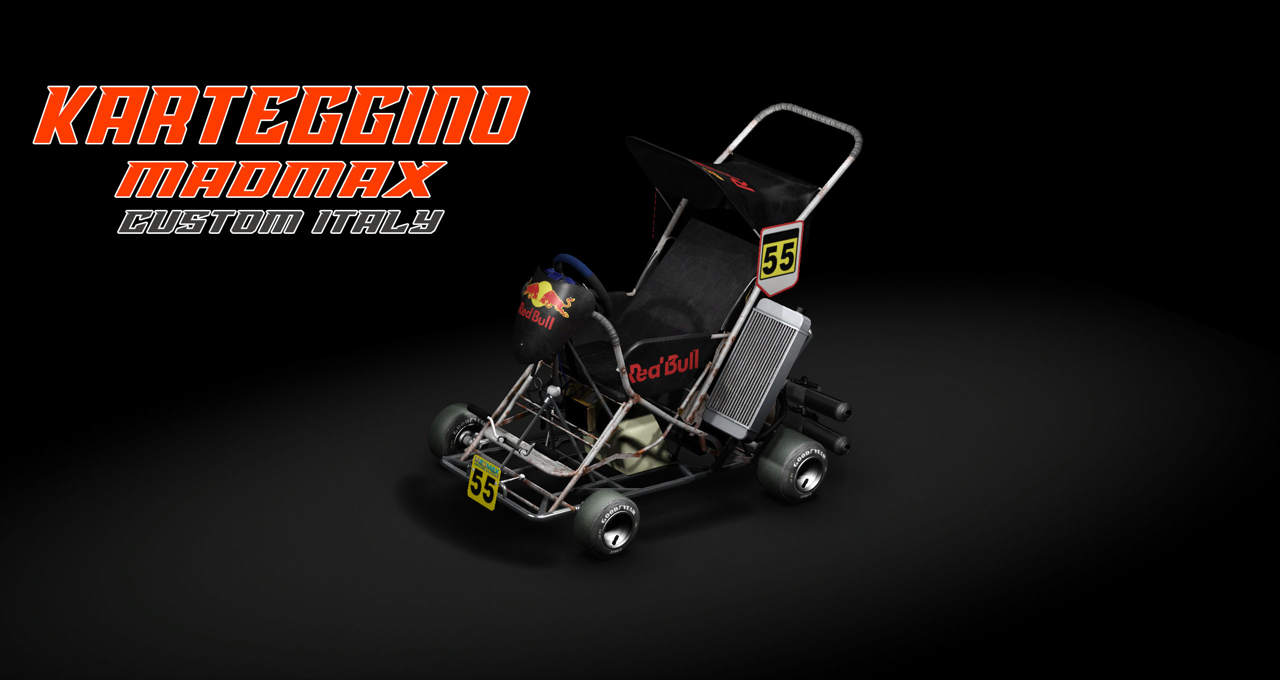 KARTEGGINO-MADMAX, skin REDBULL