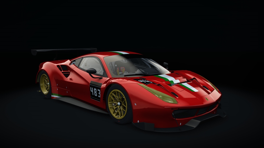 Ferrari 488 GT3, skin 01_racing_483