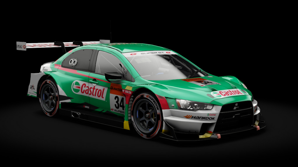 Mitsubishi Lancer EVO GT500, skin castrol