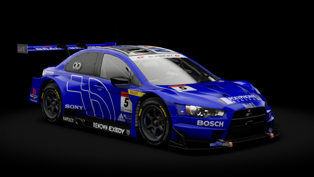 Mitsubishi Lancer EVO GT500, skin granturismo