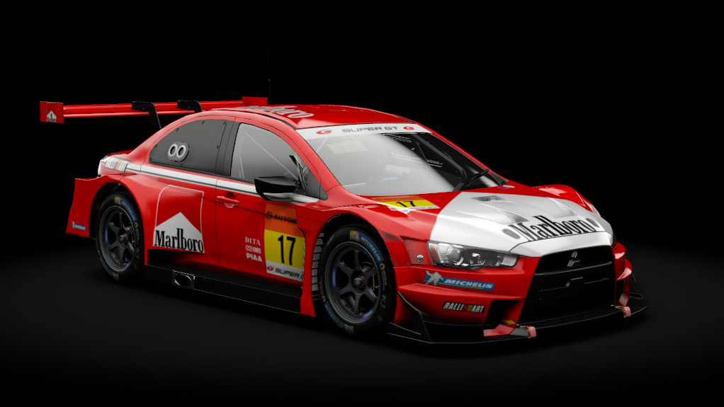 Mitsubishi Lancer EVO GT500, skin marlboro