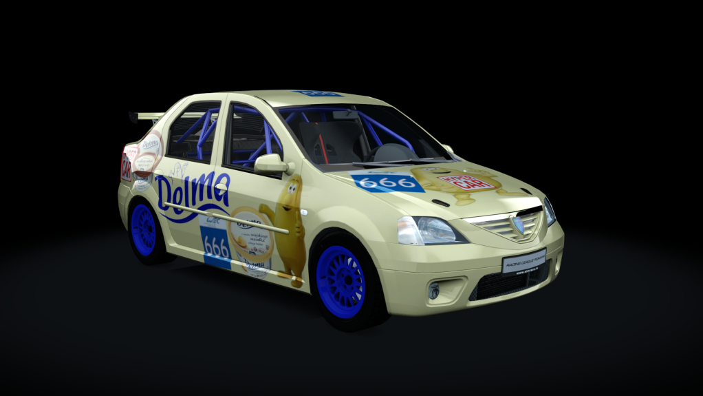 Dacia Logan 2008 Cup, skin delma