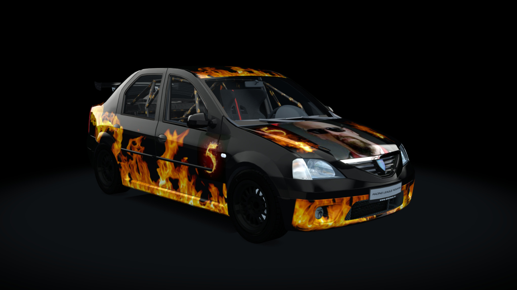 Dacia Logan 2008 Cup, skin ogien