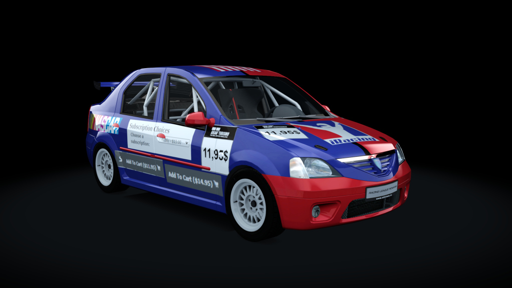 Dacia Logan 2008 Cup, skin racing