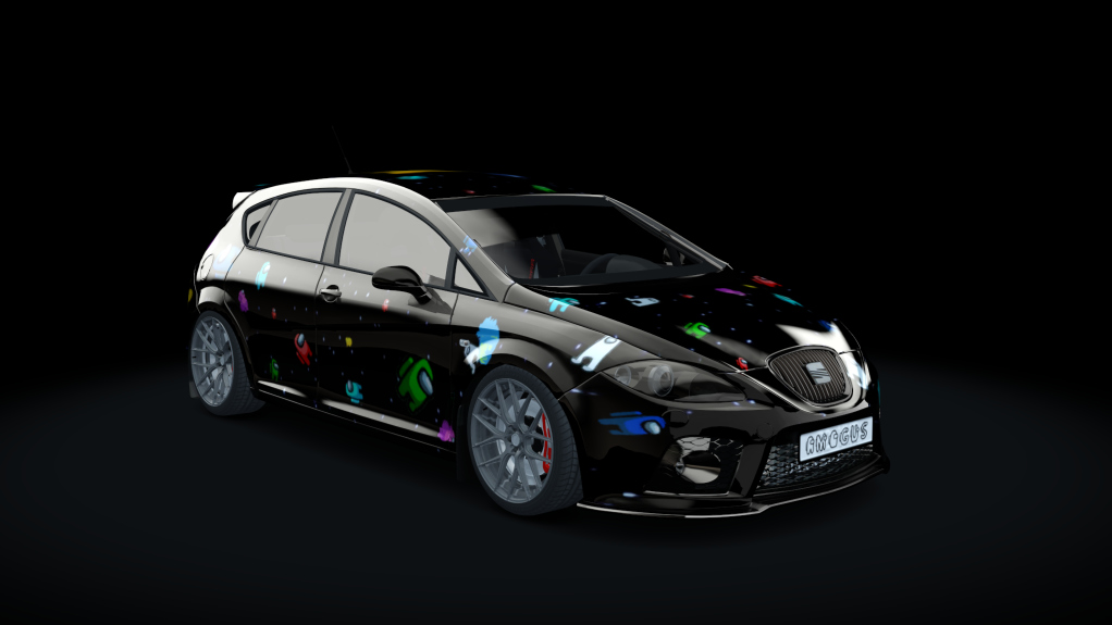 Seat Leon mk2 TDI, skin amogus