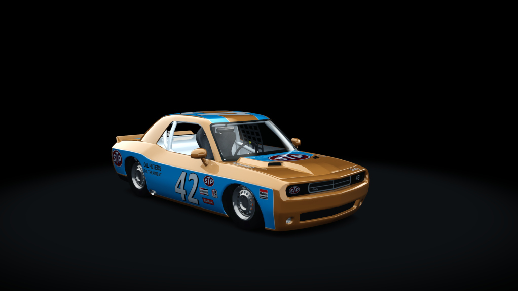 Dodge Chally Wally, skin 42_kyle_petty_inverted