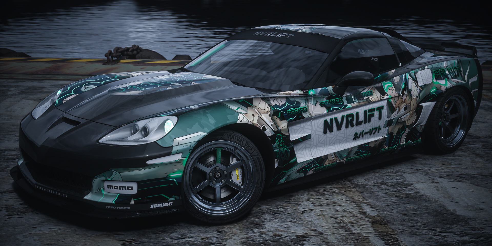 VDC Chevrolet Corvette C6 Public 3.0 GRSZJS, skin NVR - Jehuty