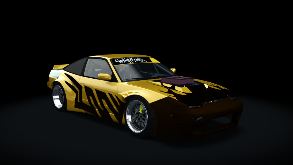 VDC Nissan Silvia RPS13 Public 3.0 GRSZJS, skin 04_lightning_yellow