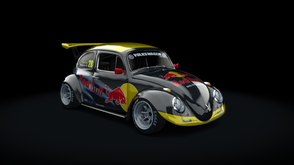 Volkswagen Beetle 3.0, skin RedBull_2