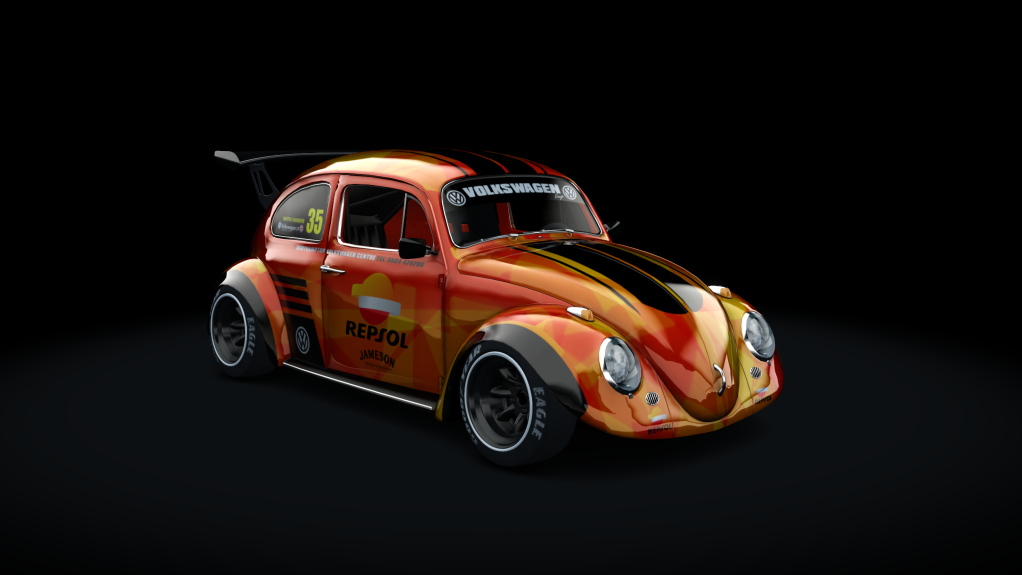 Volkswagen Beetle 3.0, skin repsol