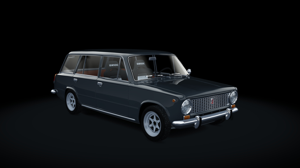 Lada 2102 Winter Drift, skin grey