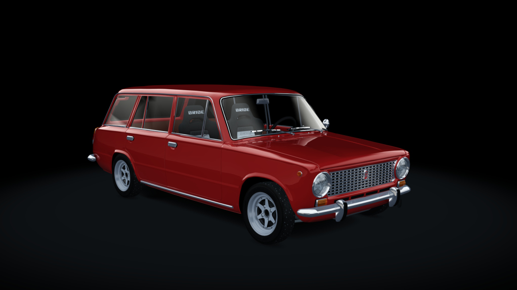 Lada 2102 Winter Drift, skin red