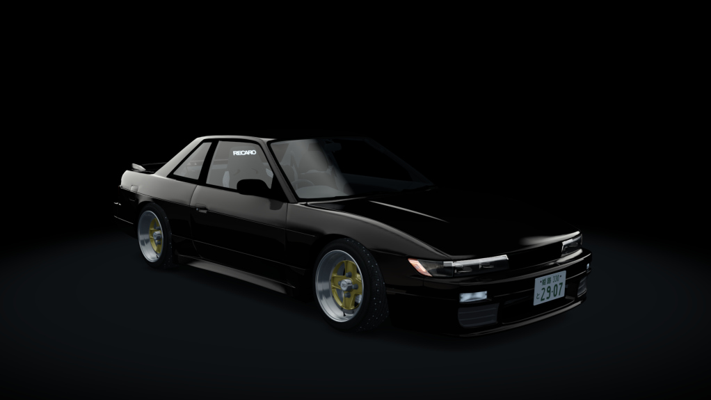 Nissan Silvia S13 Winter Drift, skin super_black