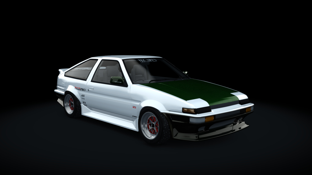 Toyota AE86 Winter Drift, skin Drift_King