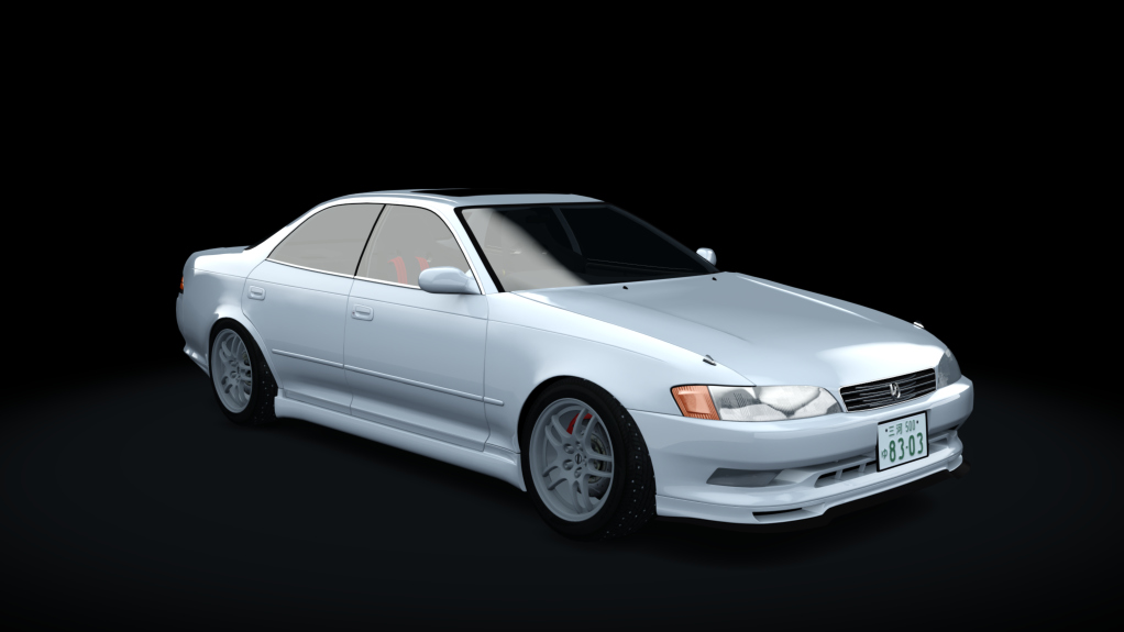 Toyota Mark II JZX90 Winter Drift, skin 05_Silver