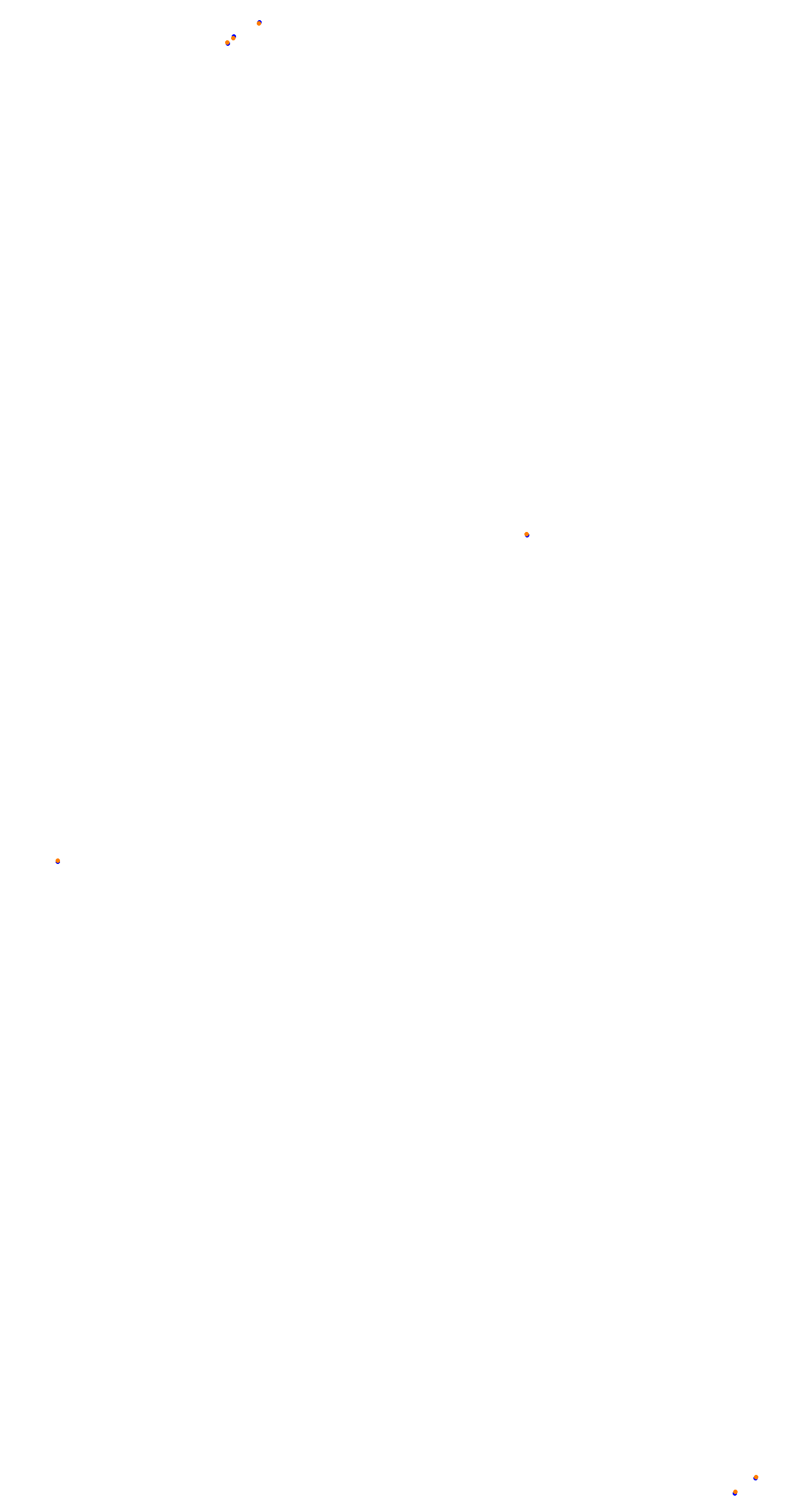 Circuit de la Sarthe (Le Mans) Night collisions