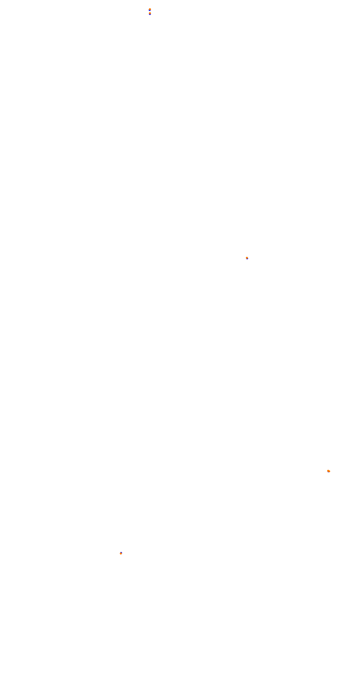 Circuit de la Sarthe (Le Mans) Night collisions