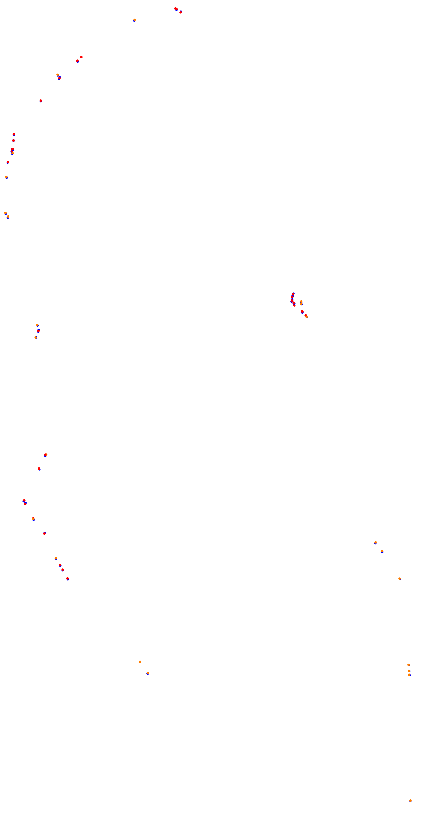 Circuit de la Sarthe (Le Mans) Night collisions